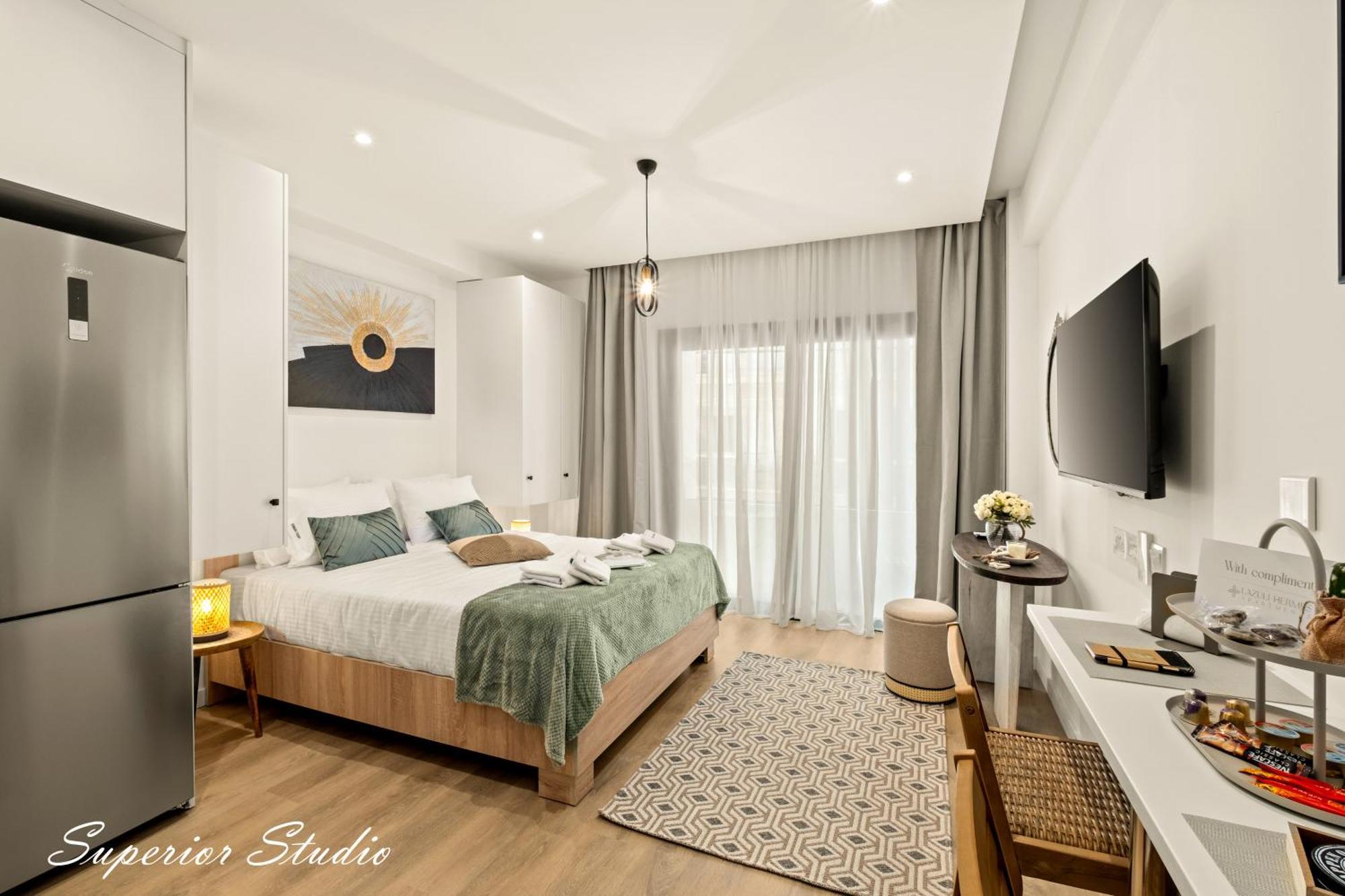 לרנקה Lazuli Hermes Apartments מראה חיצוני תמונה